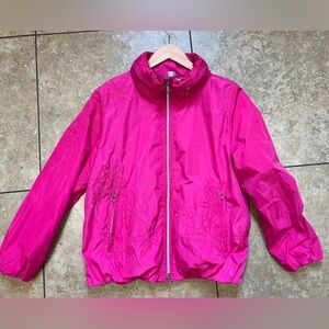 NWOT Marc Cain Jacket Pink Removable Hood Size 8 N4